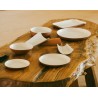 Assiette Cocktail TERRA 15 cm – Terracotta Blanc | KanTsens
