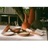 Assiette Cocktail TERRA 15 cm – Terracotta Blanc | KanTsens