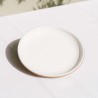 Assiette Cocktail TERRA 15 cm – Terracotta Blanc | KanTsens