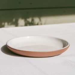 Assiette Cocktail TERRA 15 cm – Terracotta Blanc | KanTsens