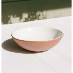 Bol Évasé TERRA  30 cl diam 15 cm – Terracotta/Blanc | KanTsens