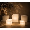 Kit 5 Cubes Gigognes PMMA Blanc + LED | Buffet | KanTsens