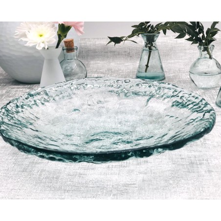 plat assiette transparante