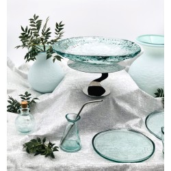 assiette effet cristal