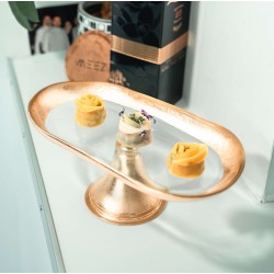 GLACE gold display S in glass