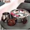 Double-wall stainless steel champagne bucket 48 cm diameter