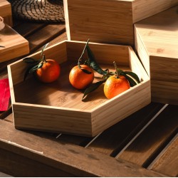 Hexat riser in bamboo round S - 30 cm x 5 cm