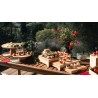 Set of 3 nesting risers in bamboo