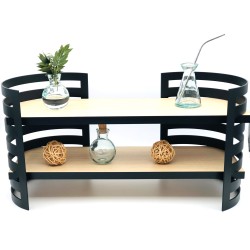 Rehausse Modulo Noir M en Métal