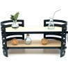 Modulo riser black M in metal