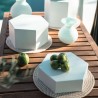 Hexat riser white aluminium S