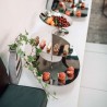 Ovalie display in 18/10 stainless steel