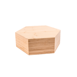 Hexat riser in bamboo round M - 30 cm x 10 cm