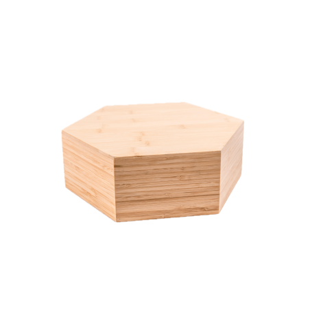 Hexat riser in bamboo round M - 30 cm x 10 cm
