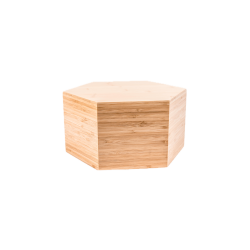 Hexat riser in bamboo round L - 30 cm x 15 cm