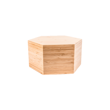 Hexat riser in bamboo round L - 30 cm x 15 cm