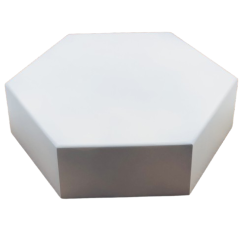 Hexat riser white aluminium S