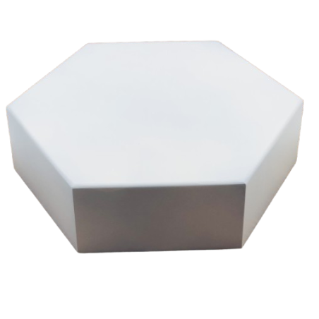 Hexat riser white aluminium S
