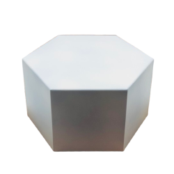 Hexat riser white aluminium M