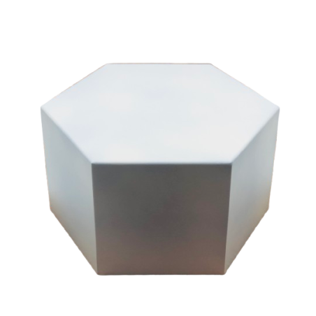 Hexat riser white aluminium M