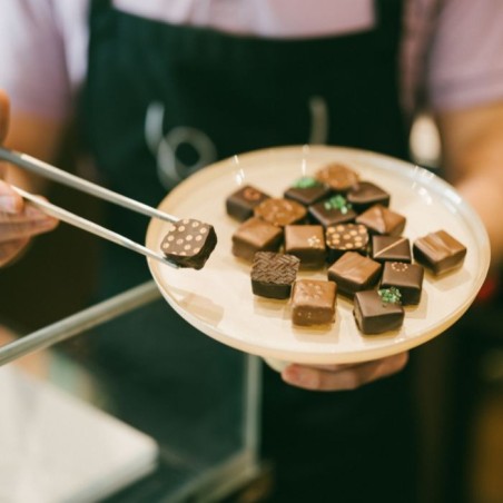 présentoir rond chocolat