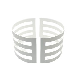 Modulo riser white M in metal