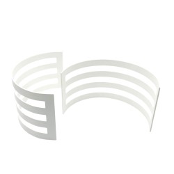 Modulo riser white M in metal