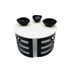 Make a difference with our MODULO metal boosters! Solid, durable, elegant and versatile, they create presentations