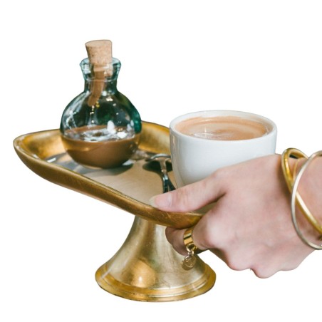 GLACE gold display M in glass