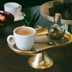 GLACE gold display M in glass
