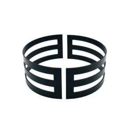 Modulo riser black S in metal