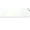 Set of 3 Modulo trays in matte white metal 60 x 25 cm