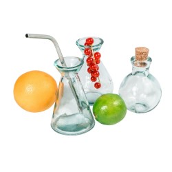 flacon présentation verre pour table