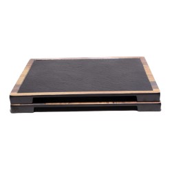 Plateau Professionnel  Magma  de Présentation Carré Mélamine – 33,5 x 33,5 x 1,35 cm