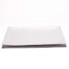 Melamine presentation and serving tray white mat