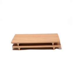 Plateau NIPO Effet Bois en Mélamine 27 x 18 x 2,5 cm – Élégance japonaise et praticité professionnelle