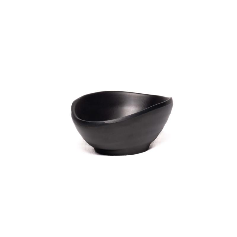 OYSHO Organic Black Melamine Mini Bowl OYSHO Organic Black Melamine Mini Bowl