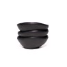 OYSHO Coupelle en Mélamine Noire Organique – 9,7 × 7,8 × 4,5 cm