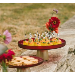 SUNY raspberry display S - 21 cm diameter glass