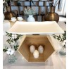 Plateau Cliff Blanc Mat Mélamine - Plateau Buffet Professionnel | KanTsens