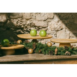 VIK stand display in bamboo size L diam 38 cm