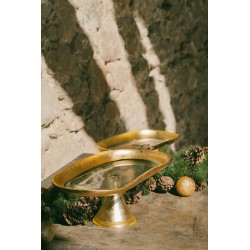 GLACE gold display M in glass