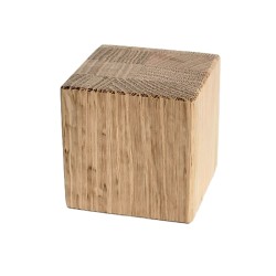 Support présentation KUBO chêne 6x6 cm – Mini bouchées | KanTsens