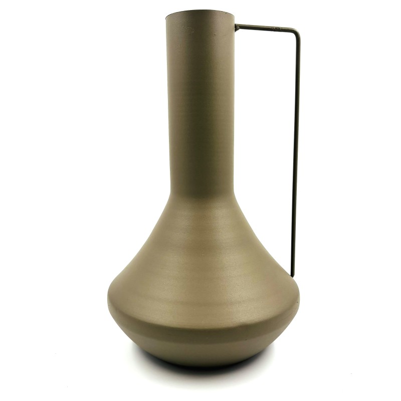 Vase ARTY métal kaki 36 cm – Décoration pro KanTsens