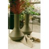 Vase ARTY métal kaki 36 cm – Décoration pro KanTsens