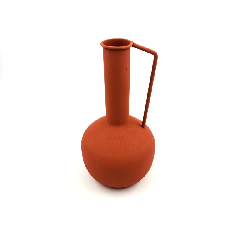 Vase ARTY terracotta métal 26 cm – Déco pro | KanTsens