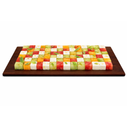 Planche thermo traité couleur chocolat sans aucun traitement chimique pour buffet pro | KanTsens