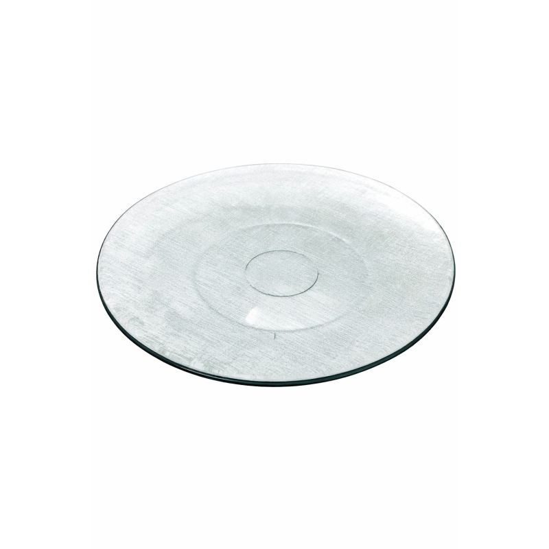 Grande Assiette de Présentation diamètre 34 cm en verre 100% recyclé pour dresser et servir