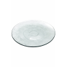 Grande Assiette de Présentation diamètre 34 cm en verre 100% recyclé pour dresser et servir