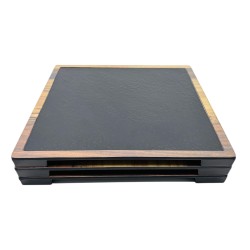 Plateau Professionnel  Magma  de Présentation Carré Mélamine – 33,5 x 33,5 x 1,35 cm